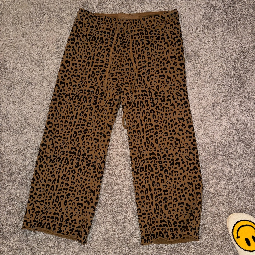 Nili Lotan Leopard Sweatpants